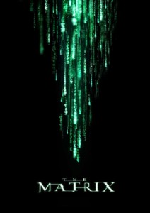 the matrix poster falling coding
