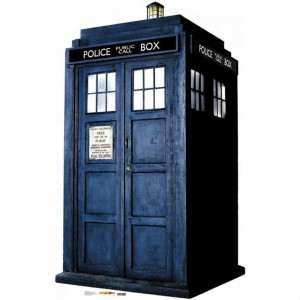 Doctor Who's blue TARDIS