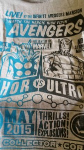 avengers tshirt from marvel collector corps box