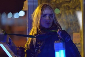 sexy blonde lady from the strain