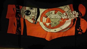 A pair of BB-8 Socks