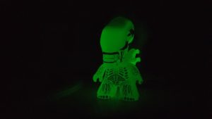 Aliens glowing in the dark