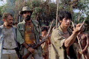Guides in Cannibal Holocaust fight off natives