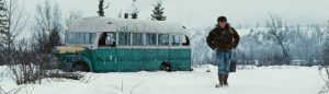 Chris McCandless walking away from Bus 142