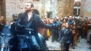 Euron parades his captives through the streets of King's Landing