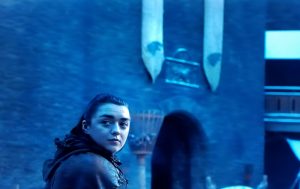 Arya looks around Winterfell in The S[pi;s of Wr