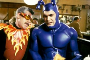 Ron Perlman as Fiery Brand in Fox's live action Tick series