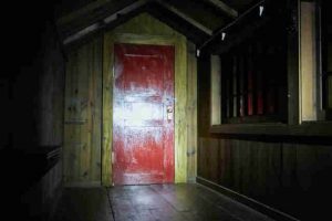 The red door in It Comes at Night