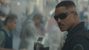 Will Smith as an LAPD officer in Netflix's Bright