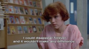 Molly Ringwald as Claire in The Breakfast Club