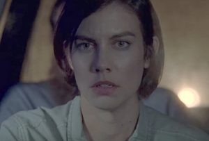 Maggie drives back to the Hilltop in the Walking Dead