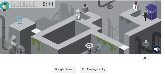 doctor who google doodle