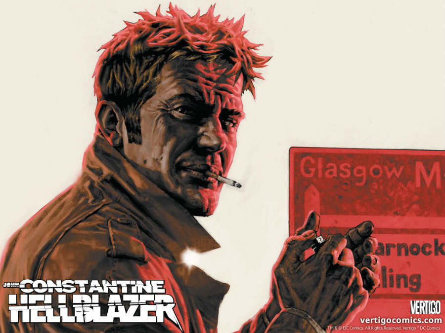 Constantine Hellblazer comic cover