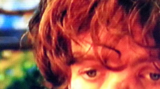 extreme close up of tyrion lannister
