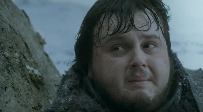 sam from game of thrones looking like he will cry