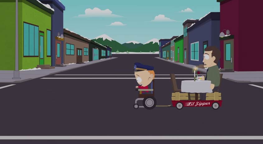 timmy starts a ride share company South Park Handicar review