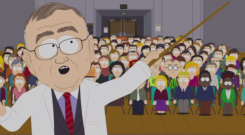 science guy from south park's gluten free ebola