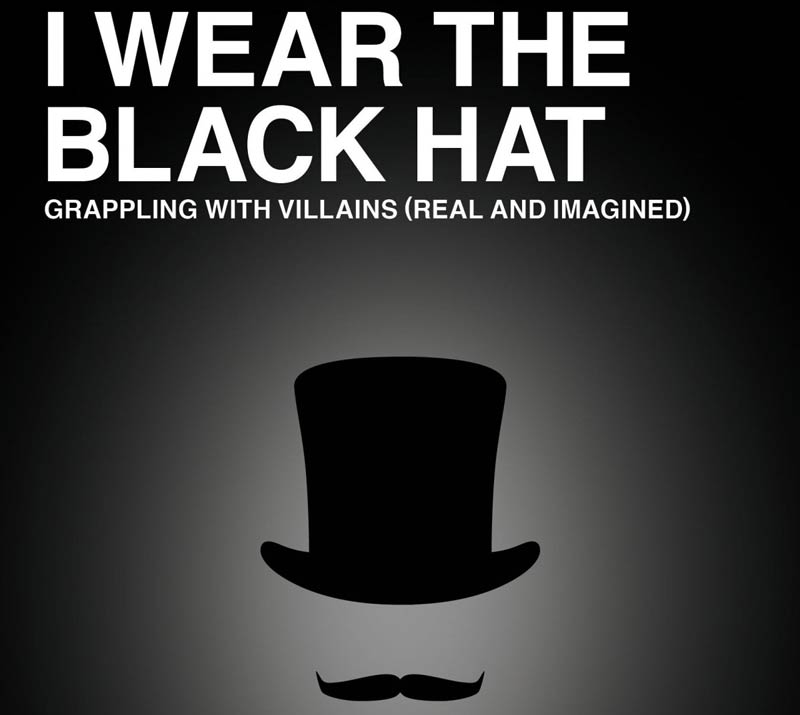 Book cover for I wear the black hat by Chuck Klosterman