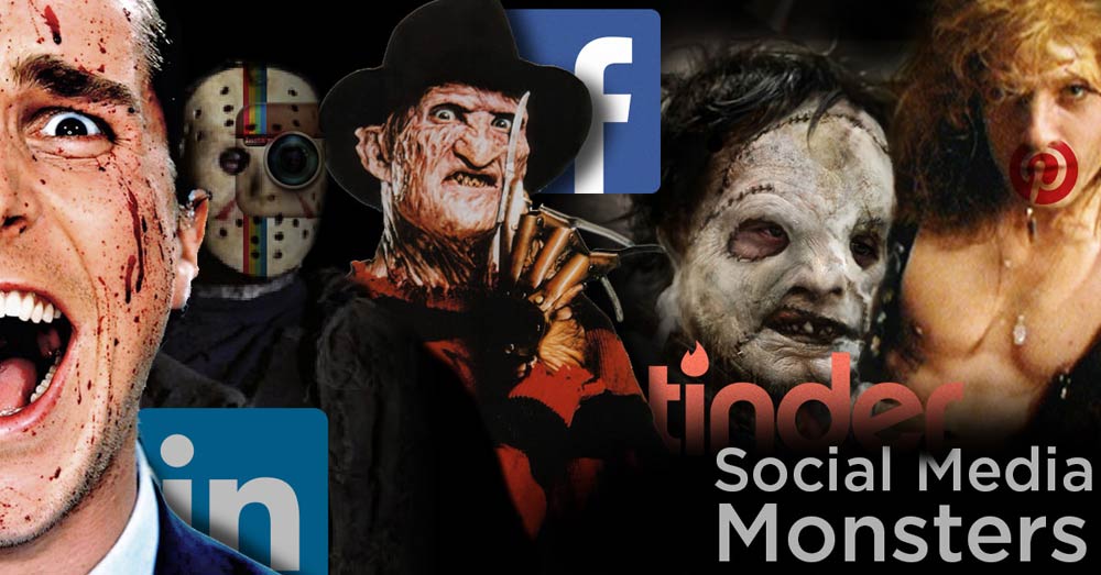 social media and their movie monster counterparts