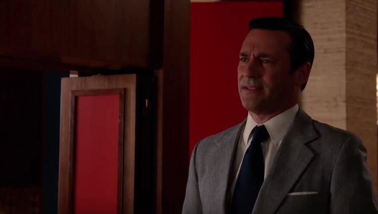 don draper looking stunned