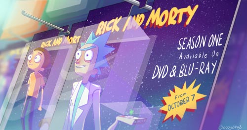 rick and morty fan art