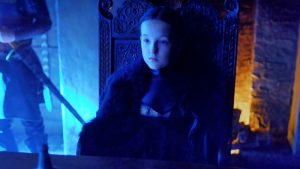 Lady Mormont listen to Jon and Sansa
