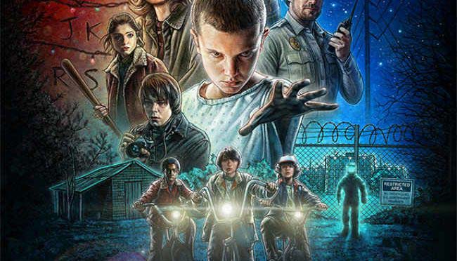 Promo poster for Stranger Things