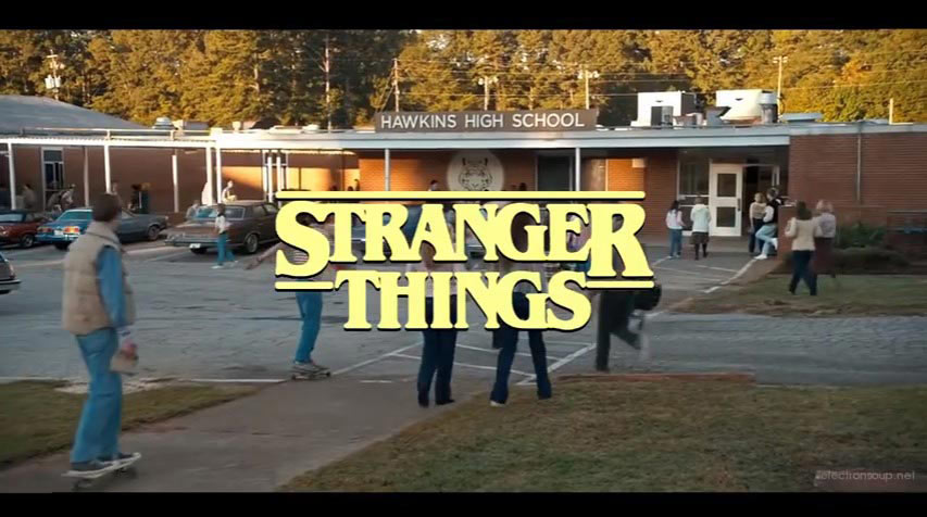 stranger things sitcom ntro