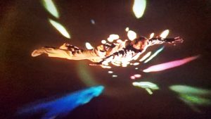 Stephen Strange floats through the astral plane.