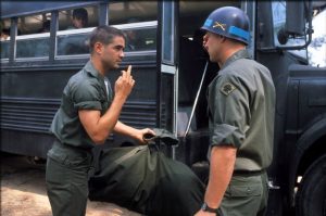 Colin Farrell giving the middle finger