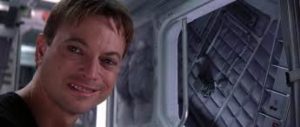 Gary Sinise wearing eyeliner.