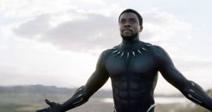 T'Challa strikes a pose in Black Panther