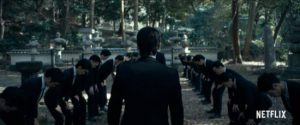 Jared Leto walks through the yakuza to become a member in The Outsider