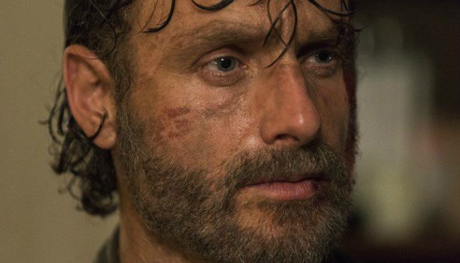 Always crying Rick in The Walking Dead