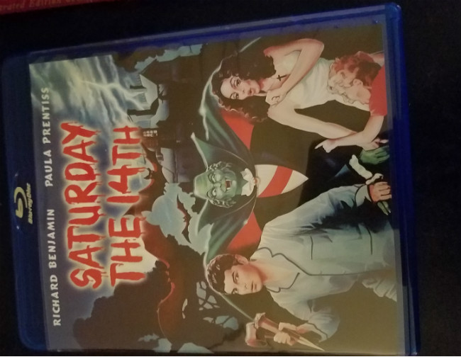 Front cover of Saturday the 14th Blu-ray