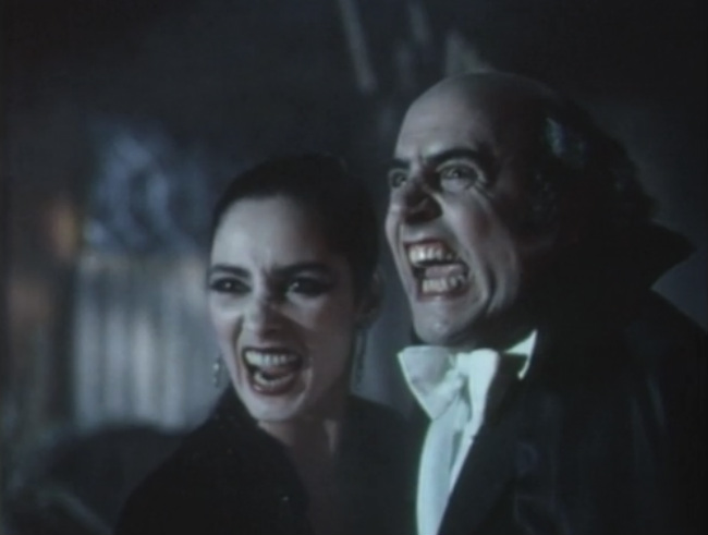 Jeffrey Tambor as a vampire in Saturday the 14th