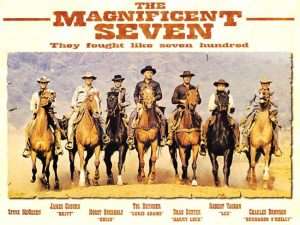 Seven Samurai got the Western treatment in 1960 with the release of The Magnificent Seven.