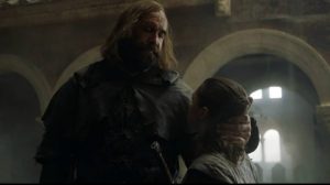 The Hound warns Arya against revenge in The Bells Episode 5 of Game of Thrones