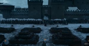 Funeral pyres in the Last of the Starks