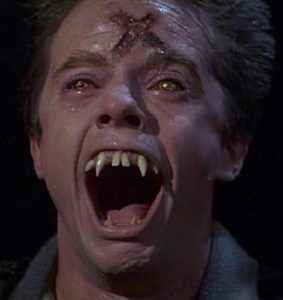 Ed as a vampire in Fright Night