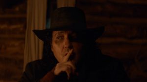 John Cusack as Dutch Albert in the Western Never Grow Old