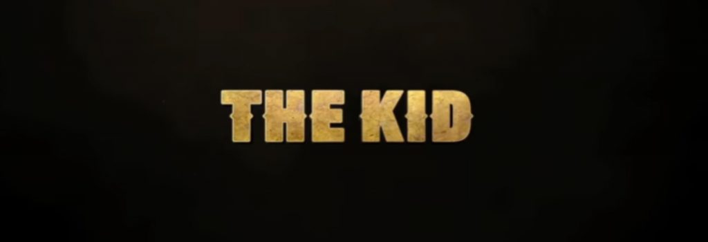 Movie Header for the Western The Kid