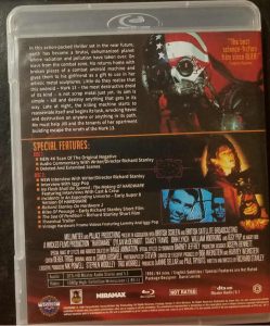 Back of Hardware Blu-ray case