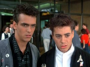 Robert Downey Jr in Weird Science, now on blu-ray.
