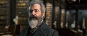 Mel Gibson as James Murray, the creator of the Oxford English Dictionary