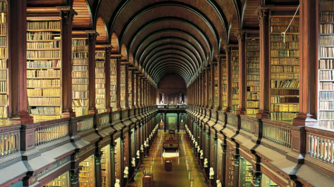 The hallowed halls of Trinity College, not Oxford