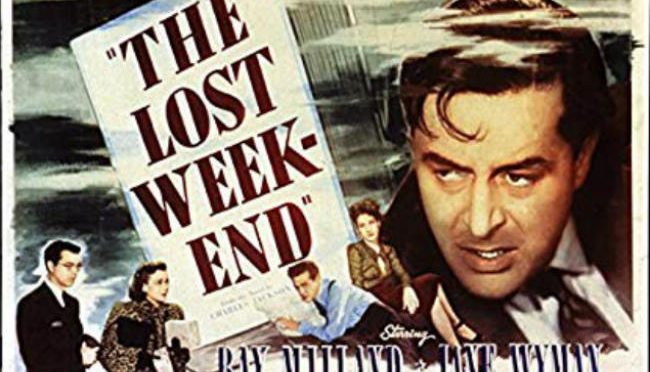 Movie poster for The Lost Weekend