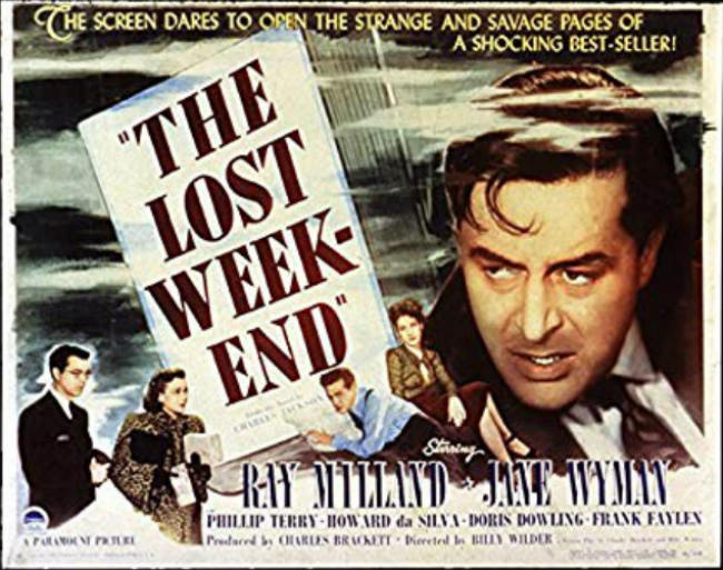 Movie poster for The Lost Weekend