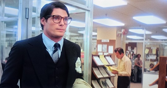 Clark Kent's first day at the Daily Planet