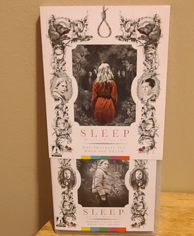 Blu Ray cover to Sleep